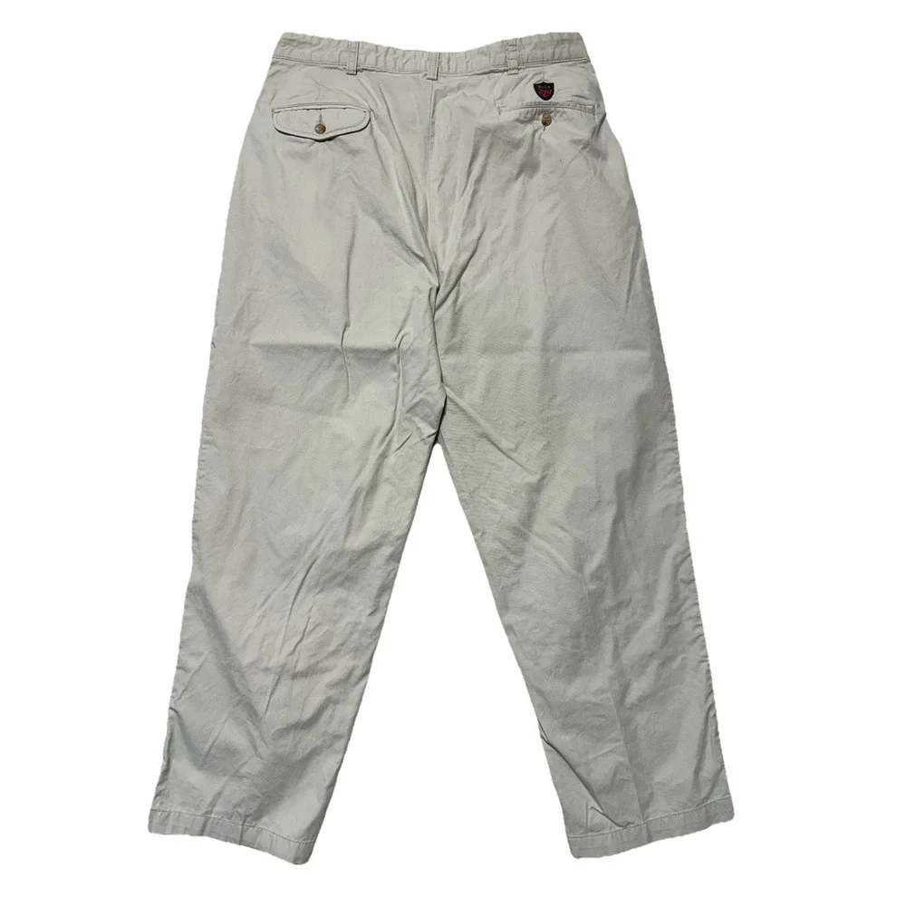 Vintage Polo Ralph Lauren The Classic Golf Pant Beige size 35x30 Made in USA‎